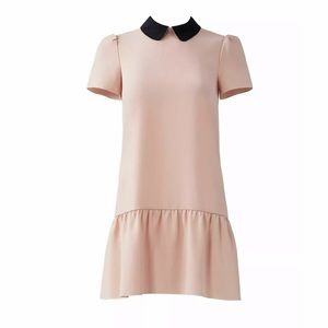 Red Valentino Blush Collared Dress